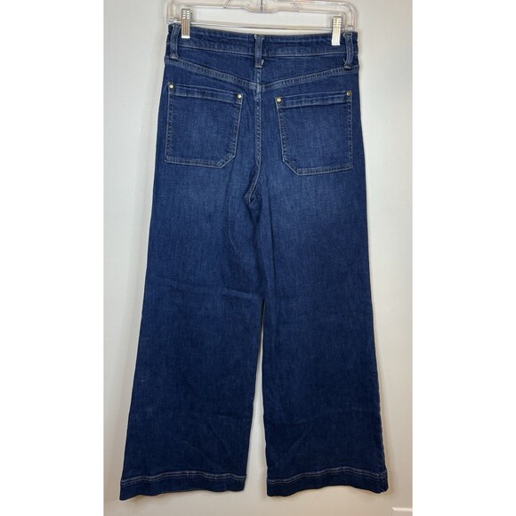 MAEVE by Anthropologie Wide Leg High Rise Jeans Women 27 Medium Wash 5-Pocket - Picture 3 of 12
